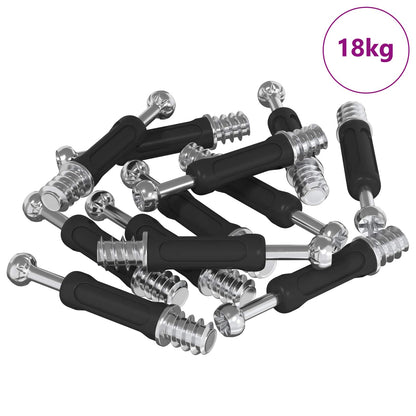 vidaXL Cam Lock Screw 4000 pcs Silver and Black Metal 2