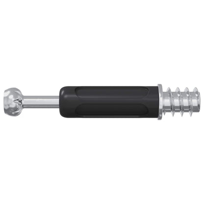 vidaXL Cam Lock Screw 4000 pcs Silver and Black Metal 4