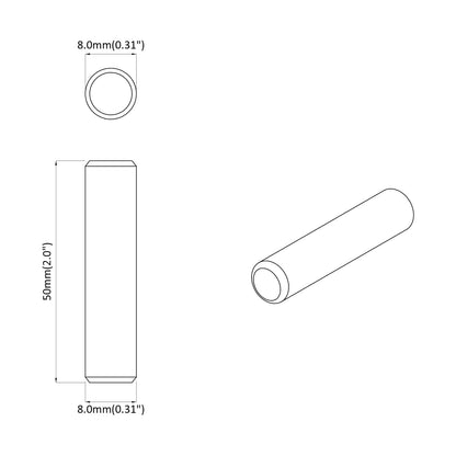 vidaXL Wooden Dowels 12000 pcs Brown Solid wood 6