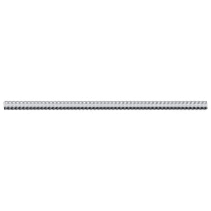 vidaXL Threaded Rod 900 pcs Silver Steel 5