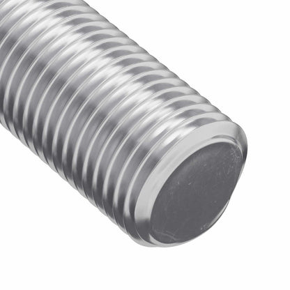 vidaXL Threaded Rod 1000 pcs Silver Steel 5