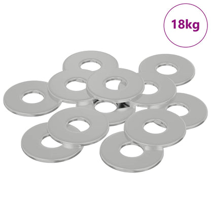 vidaXL Washers 33962 pcs Silver Iron 2