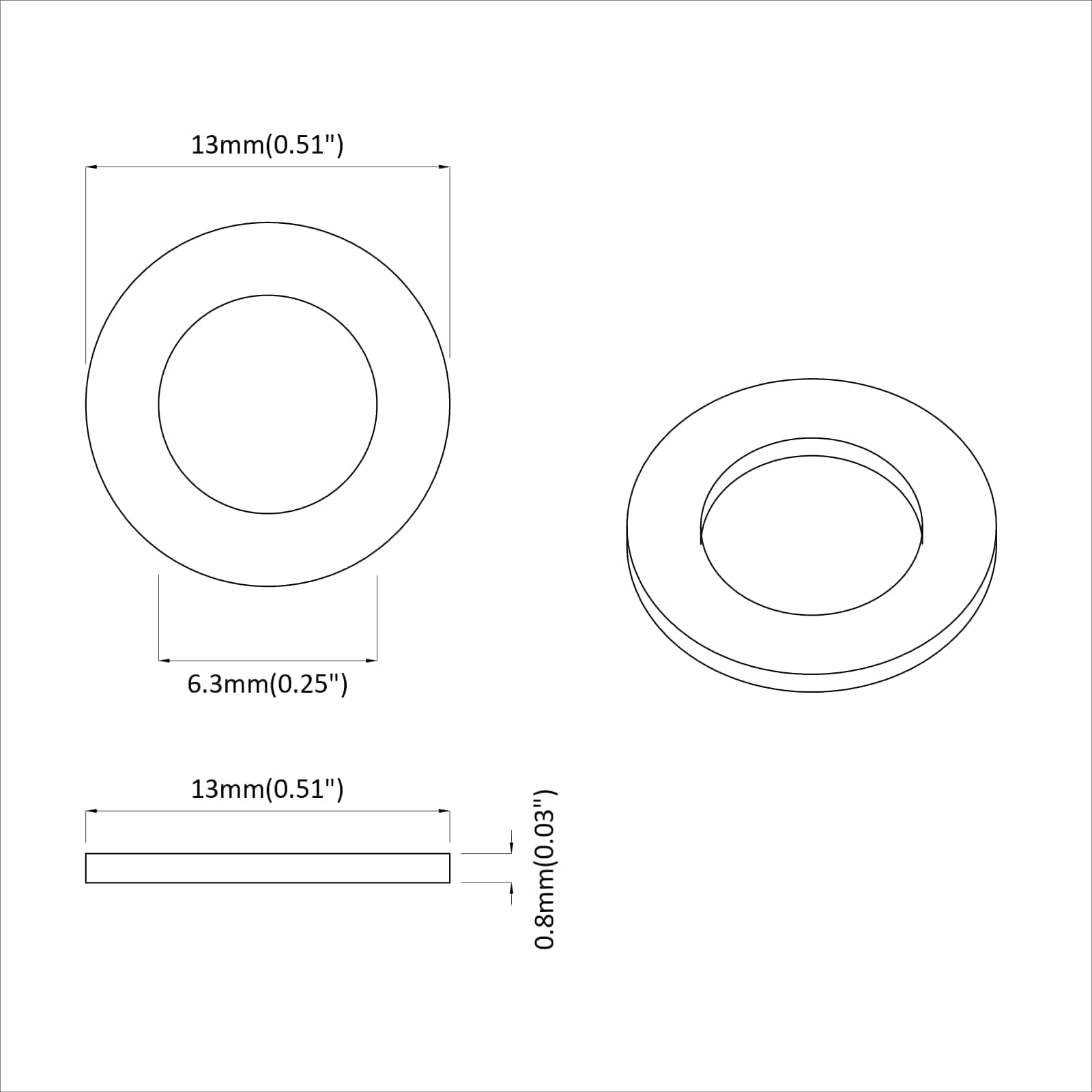 vidaXL Washers 33962 pcs Silver Iron 6