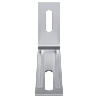 vidaXL Anti Tip Bracket 1268 Silver 74.5 x 15 x 32 mm Iron 4