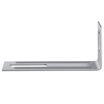 vidaXL Anti Tip Bracket 1268 Silver 74.5 x 15 x 32 mm Iron 5