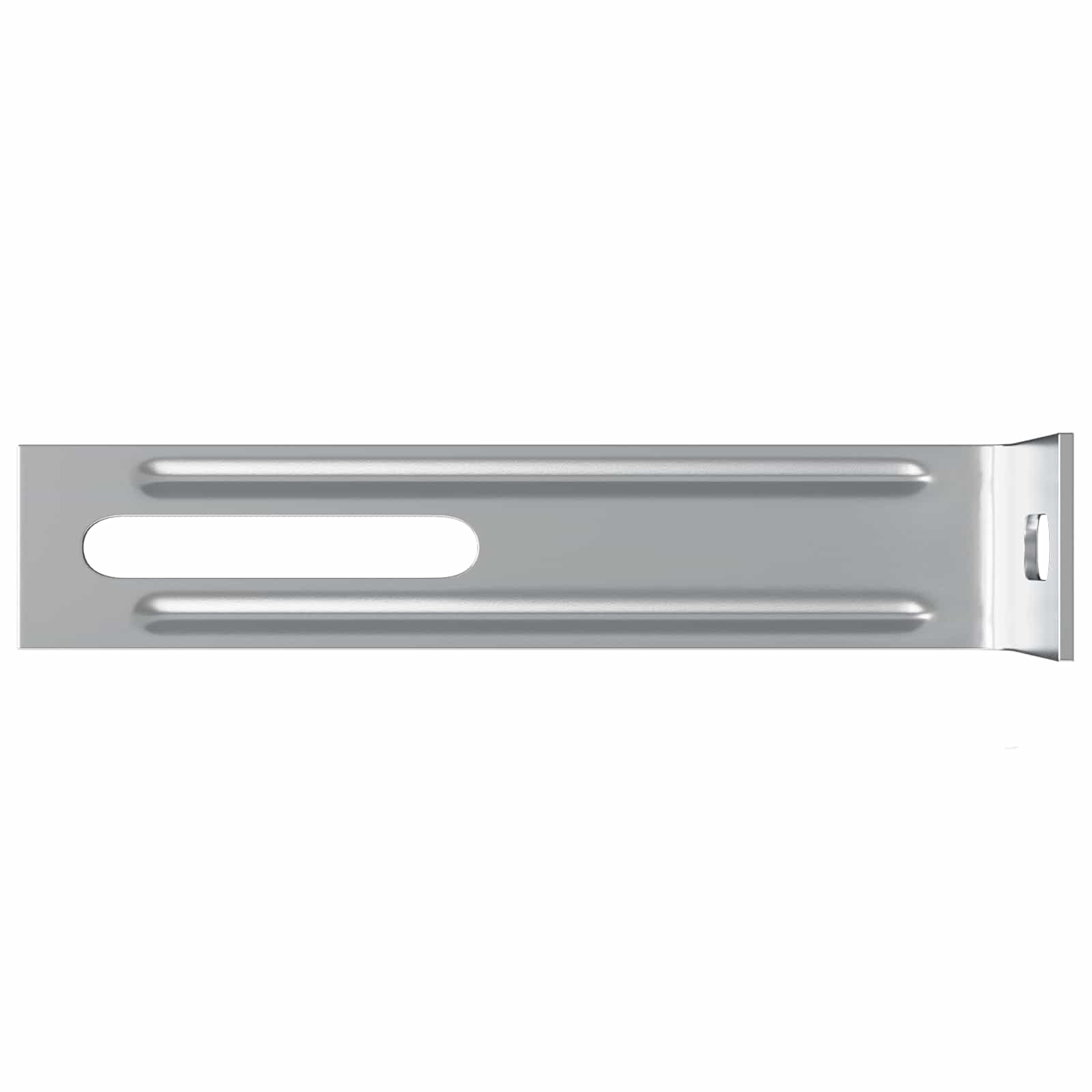 vidaXL Anti Tip Bracket 1268 Silver 74.5 x 15 x 32 mm Iron 6