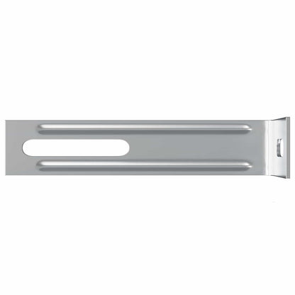vidaXL Anti Tip Bracket 1268 Silver 74.5 x 15 x 32 mm Iron 6