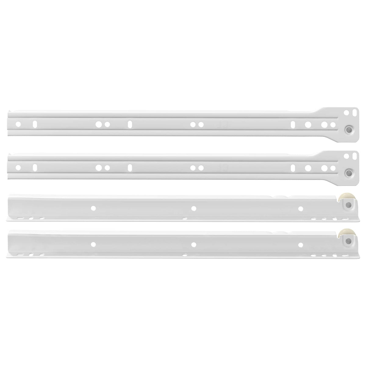 Drawer Slide 63 pcs White Steel