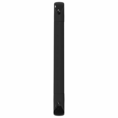 vidaXL Handle Plain 12 pcs Black 380 x 34 x 85 mm Aluminium and PP 5