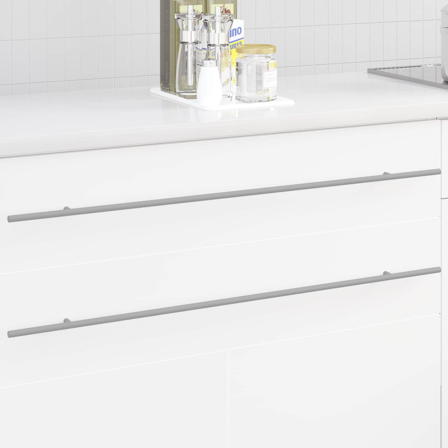 vidaXL Cabinet Handle 12 pcs Silver 900 mm Stainless Steel 1