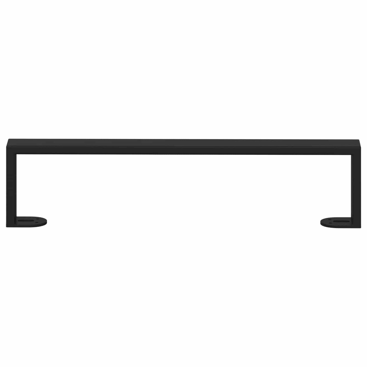 vidaXL Furniture Feet 12 pcs Black 436 x 40.5 x 100 mm Iron 4