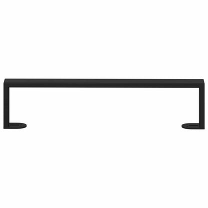 vidaXL Furniture Feet 12 pcs Black 436 x 40.5 x 100 mm Iron 4