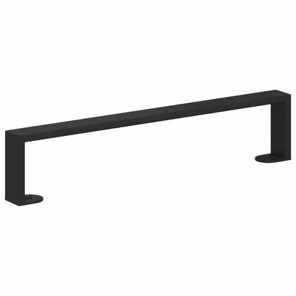 vidaXL Furniture Feet 12 pcs Black 481 x 40.5 x 100 mm Iron 6