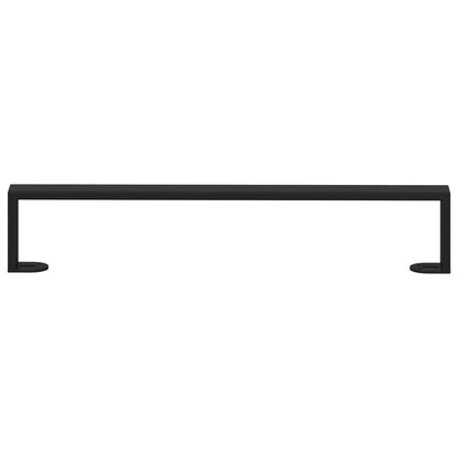 vidaXL Furniture Feet 12 pcs Black 546 x 40.5 x 100 mm Iron 4