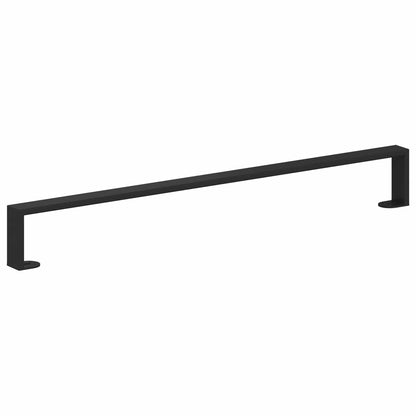 vidaXL Furniture Feet 12 pcs Black 796 x 40.5 x 100 mm Iron 6