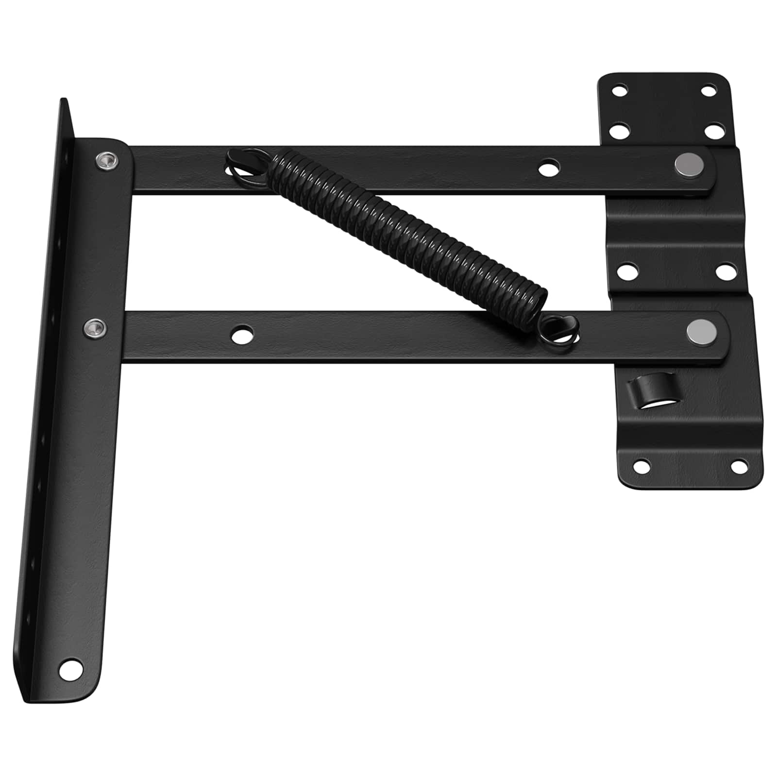 vidaXL Bed Lift Mechanism 12 pcs Black 340 x 95 x 40 mm Iron 4