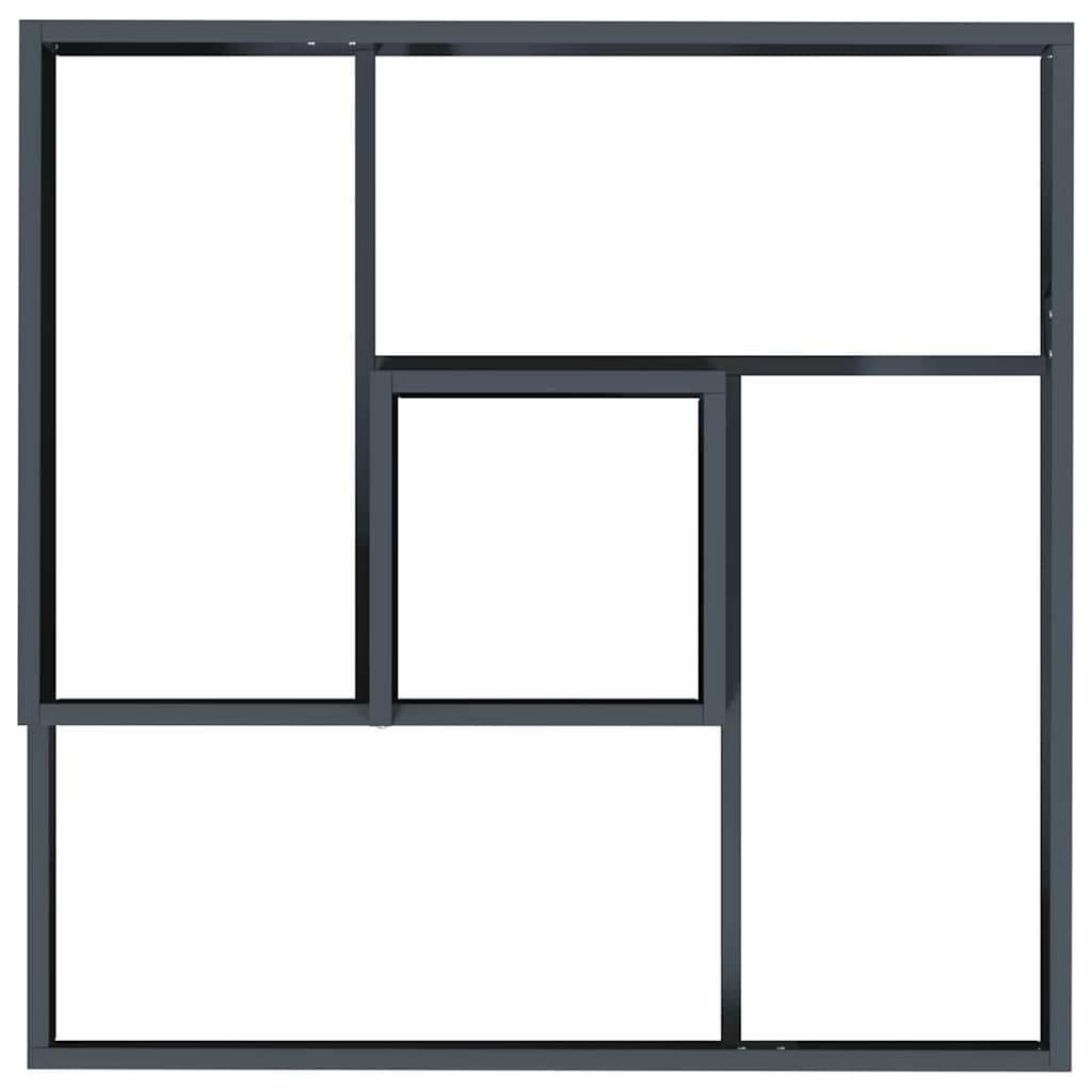 vidaXL Garden Planter Anthracite 60 x 60 x 50 cm Cold-rolled Steel 6