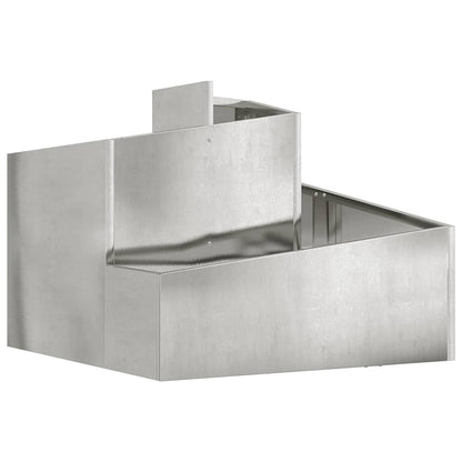Garden Planter 60 x 60 x 50 cm Cold-rolled Steel Galvanised