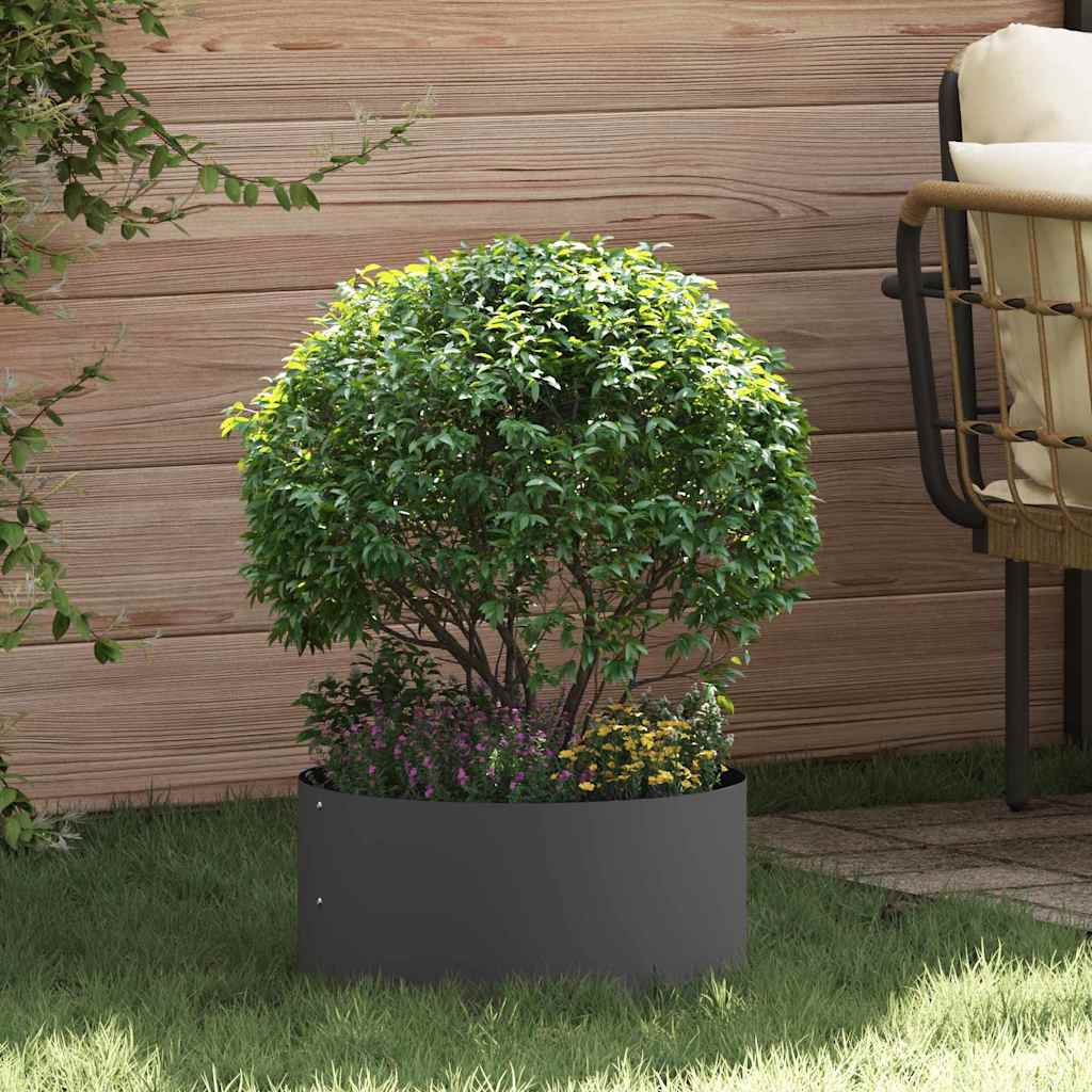 Planter Ring 40 x 40 x 20 cm Cold-rolled Steel 5 40 cm Black