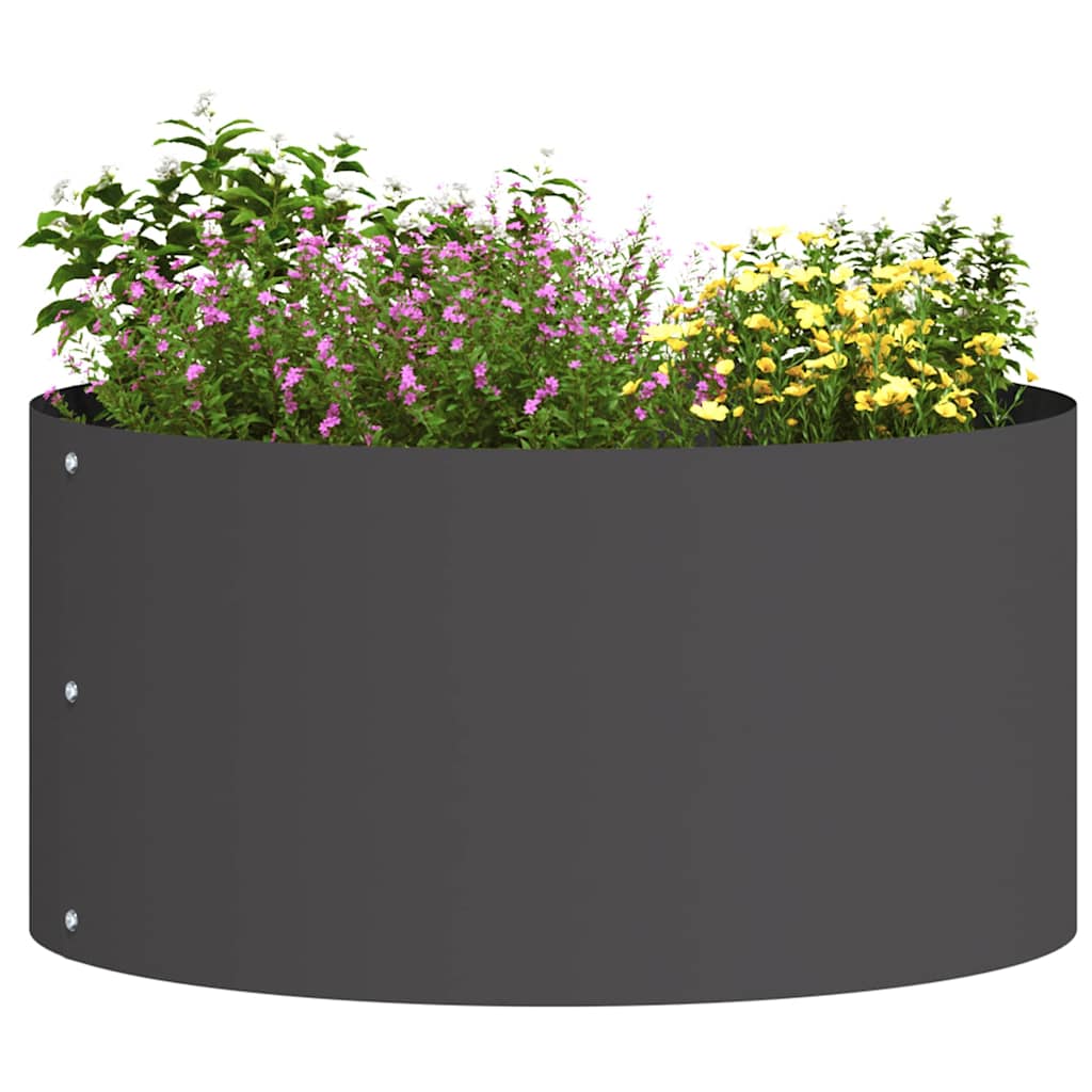 Planter Ring 40 x 40 x 20 cm Cold-rolled Steel 5 40 cm Black