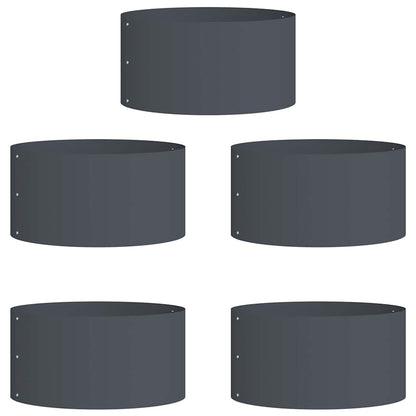 Planter Ring 40 x 40 x 20 cm Cold-rolled Steel 5 40 cm Anthracite