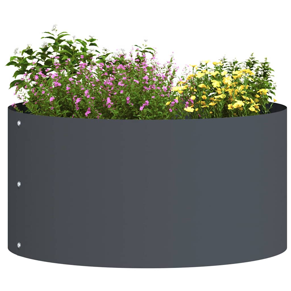 Planter Ring 40 x 40 x 20 cm Cold-rolled Steel 5 40 cm Anthracite