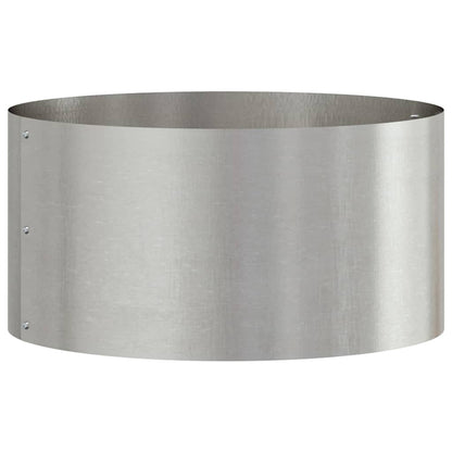vidaXL Planter Ring 5 pcs Silver 40 x 40 x 20 cm Stainless Steel 5