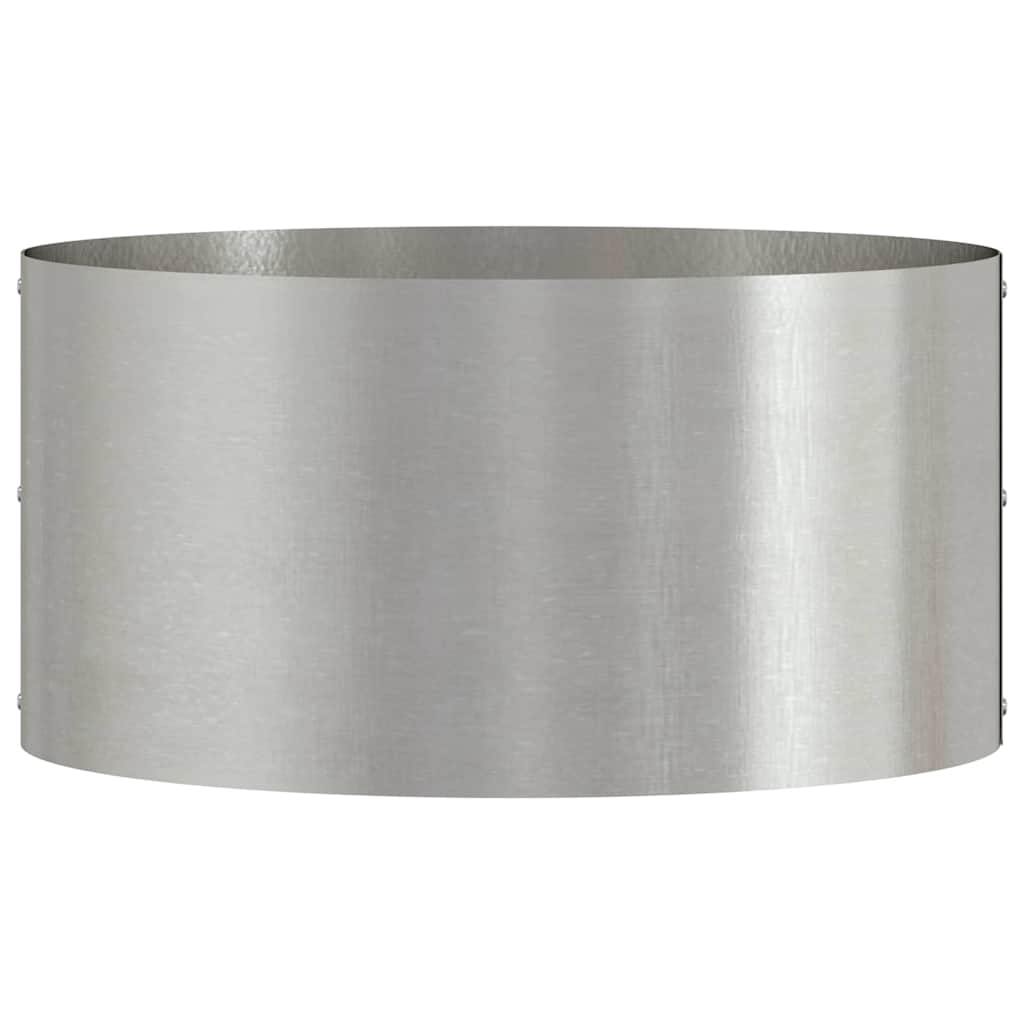 vidaXL Planter Ring 5 pcs Silver 40 x 40 x 20 cm Stainless Steel 6