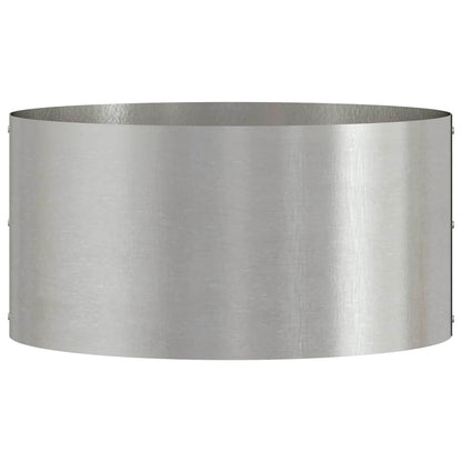 vidaXL Planter Ring 5 pcs Silver 40 x 40 x 20 cm Stainless Steel 6