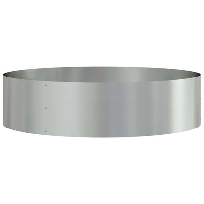 vidaXL Planter Ring 5 pcs Silver 80 x 80 x 20 cm Galvanised Steel 5