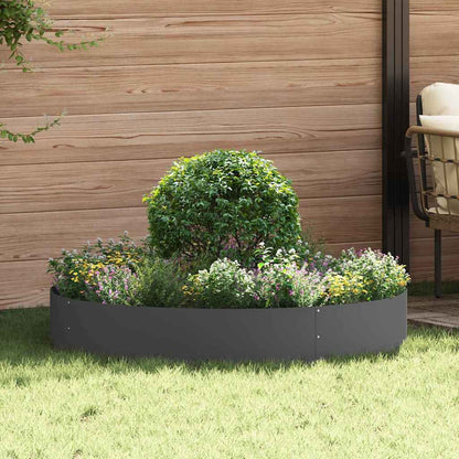 Planter Ring 120 x 120 x 20 cm 5 pcs 120 cm Black