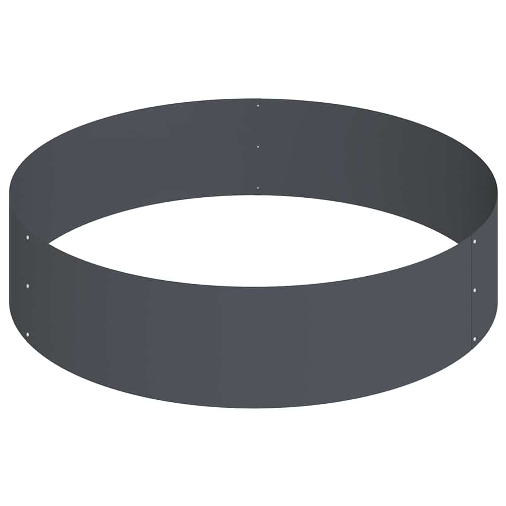 vidaXL Garden Planter Anthracite 90 x 90 x 20 cm Cold-rolled Steel 5