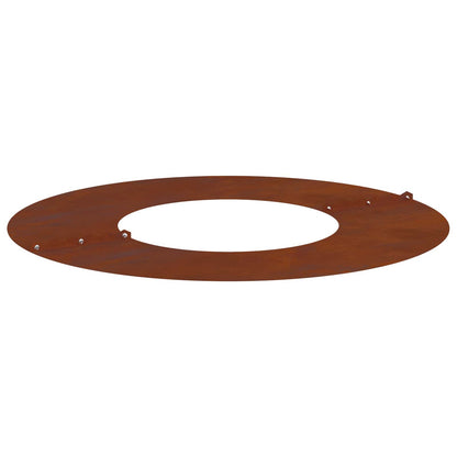 vidaXL suitable for Flat Tree Rings 5 pcs Rusty Ø30/60 cm 5