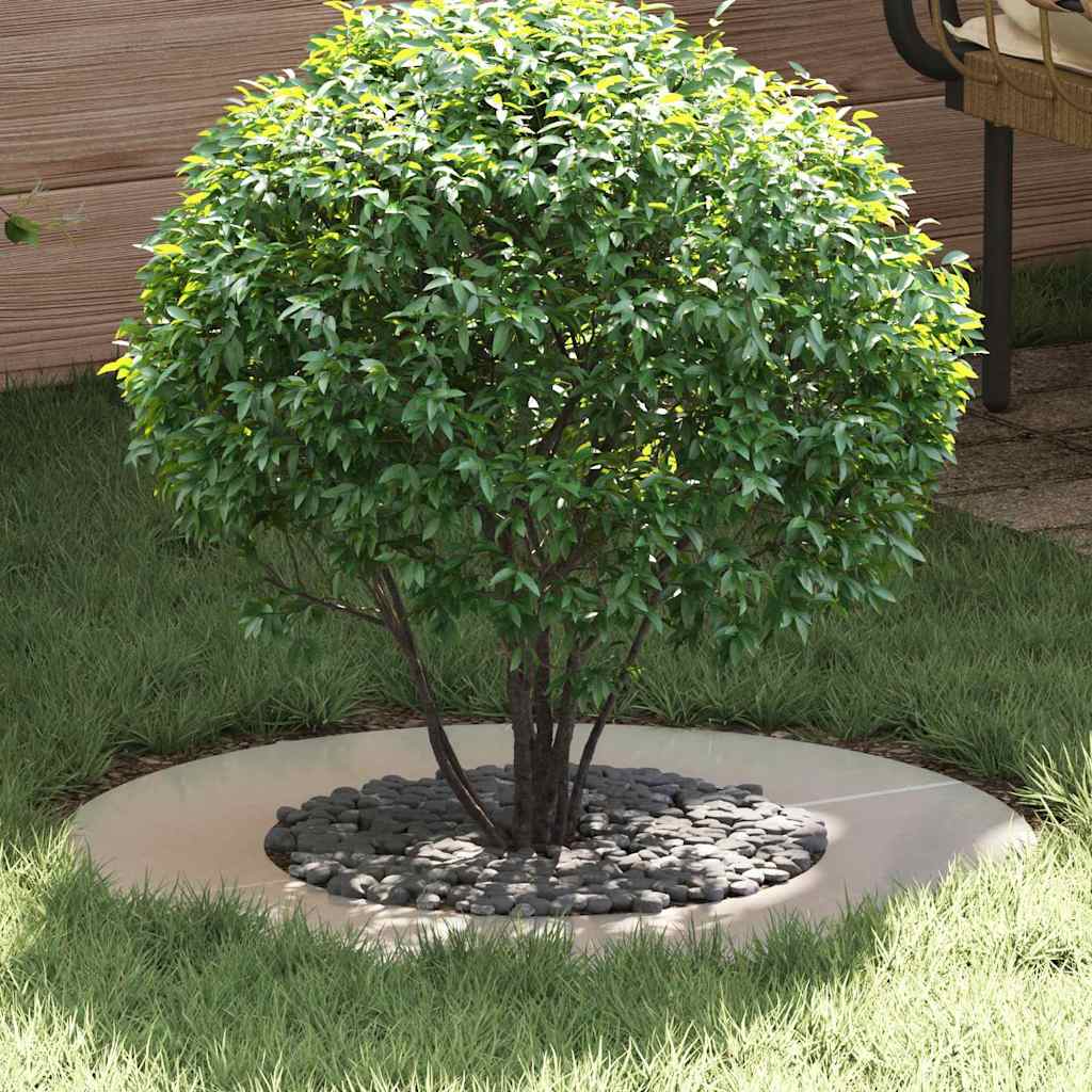 vidaXL suitable for Flat Tree Ring Silver Ø40/70 cm Stainless steel 1