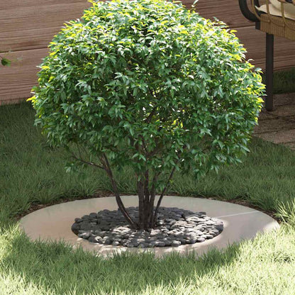 vidaXL suitable for Flat Tree Ring Silver Ø40/70 cm Stainless steel 1
