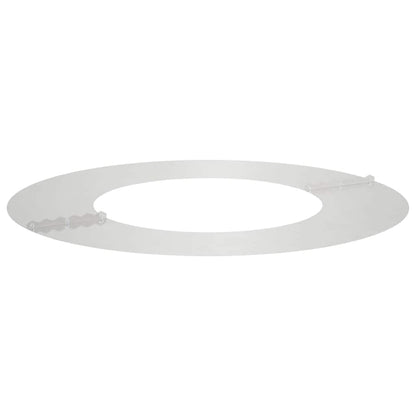 vidaXL suitable for Flat Tree Ring Silver Ø40/70 cm Stainless steel 4