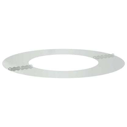 vidaXL suitable for Flat Tree Rings 5 pcs Silver Ø40/70 cm 4