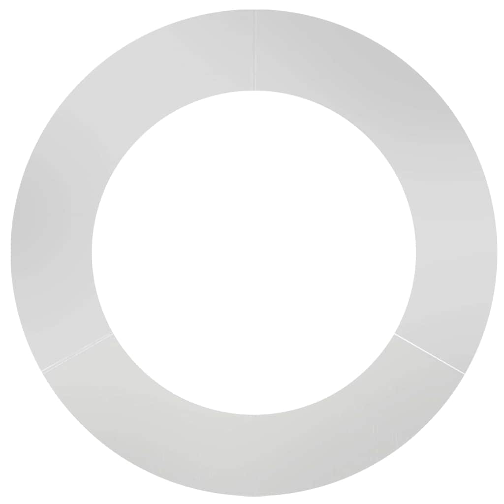 vidaXL suitable for Flat Tree Rings 5 pcs Silver Ø60/90 cm 5