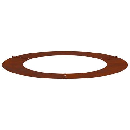 vidaXL suitable for Flat Tree Ring Rusty Ø60/90 cm 5
