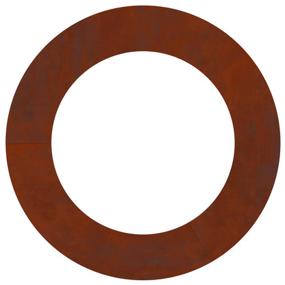vidaXL suitable for Flat Tree Ring Rusty Ø60/90 cm 6