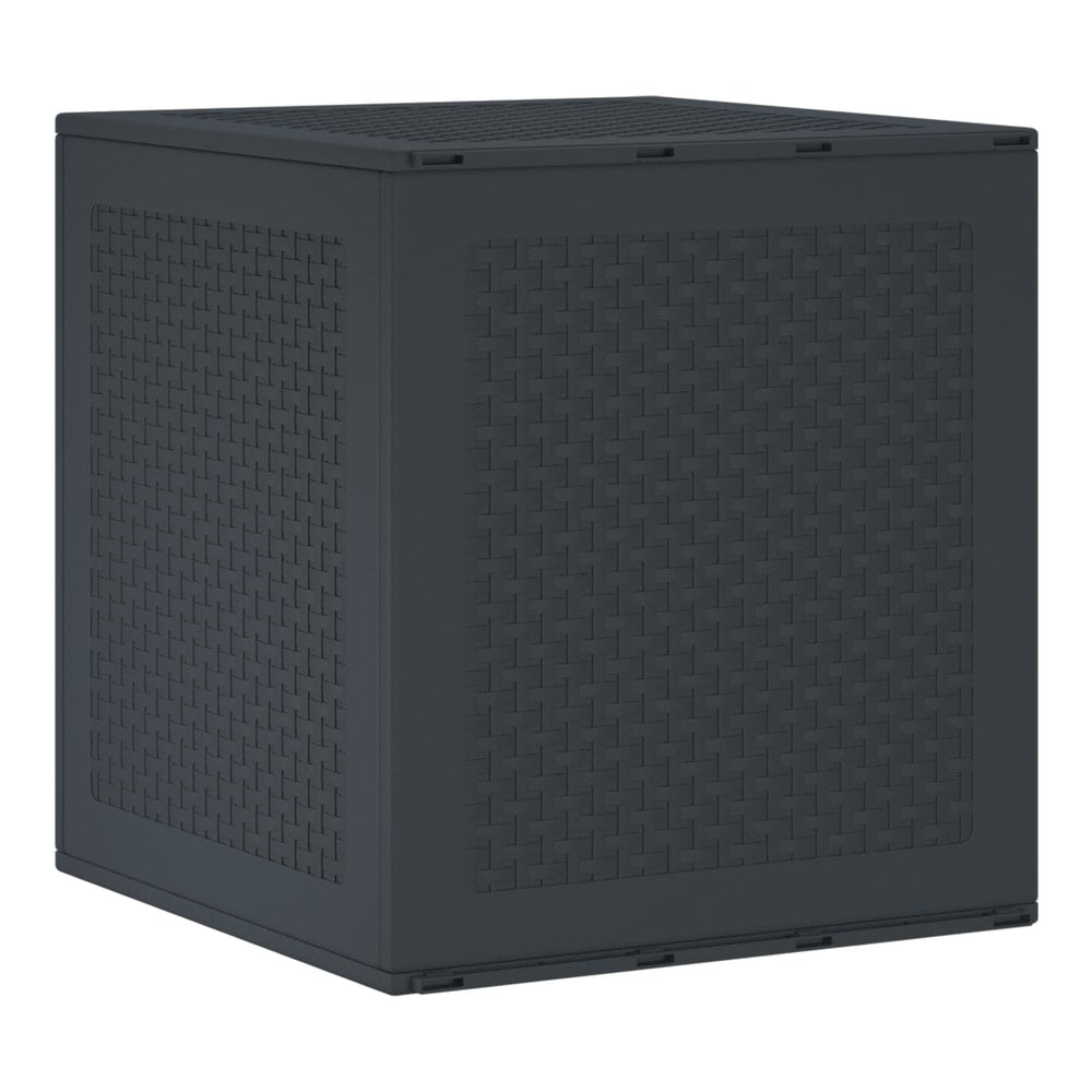 Storage Box 55 x 53 x 57 cm Polypropylene Anthracite