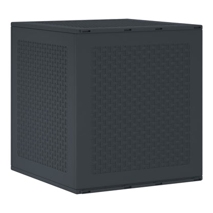 Storage Box 55 x 53 x 57 cm Polypropylene Anthracite