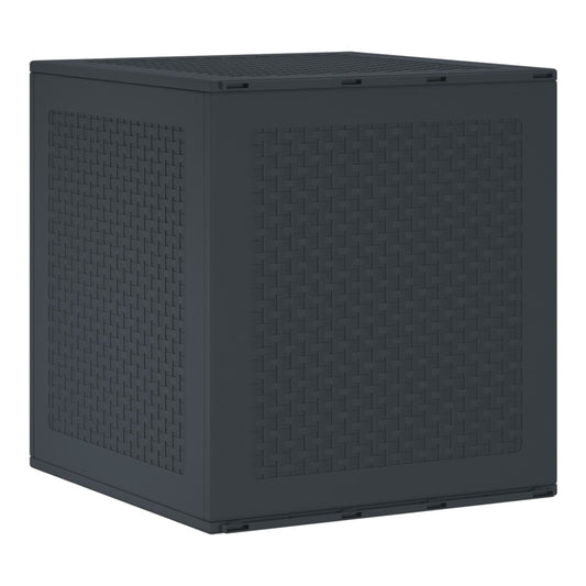 Storage Box 55 x 53 x 57 cm Polypropylene Anthracite