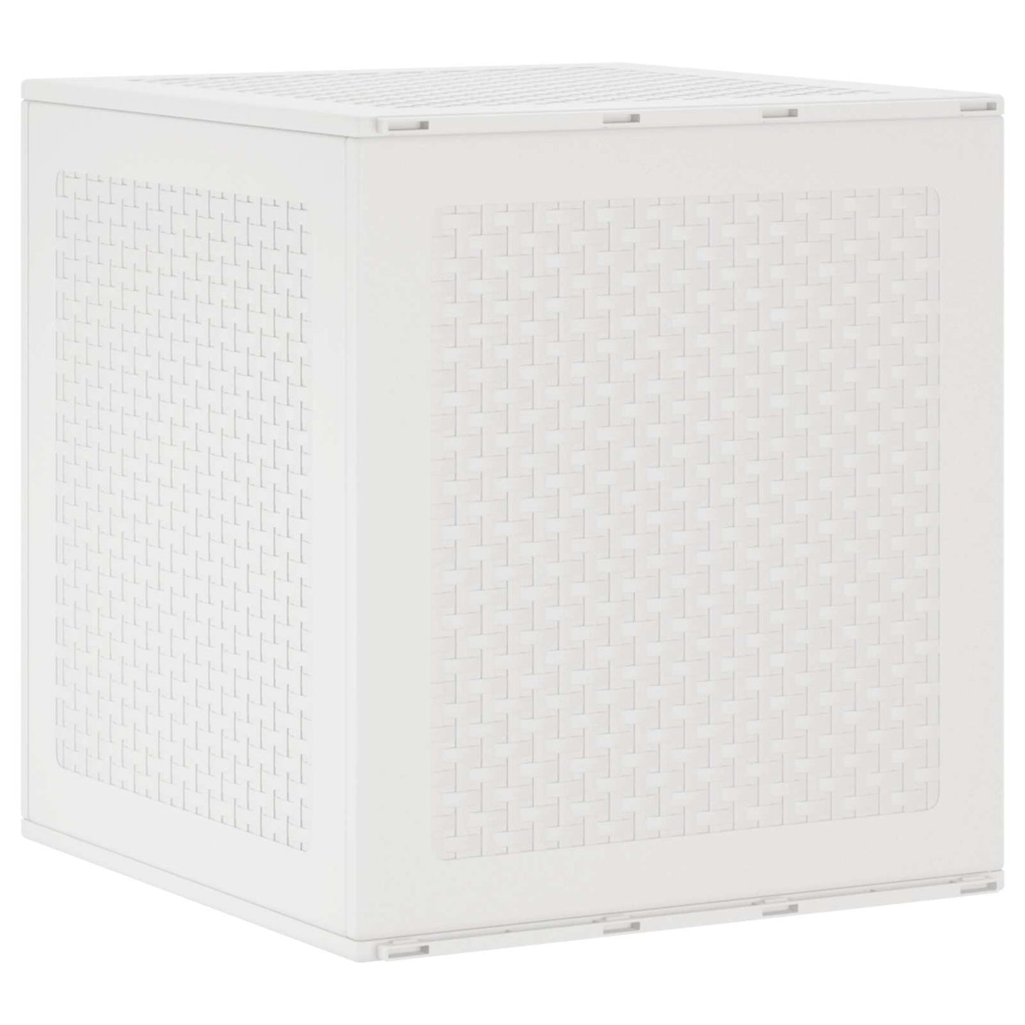 vidaXL Storage Box with Storage White 55 x 53 x 57 cm Polypropylene 1