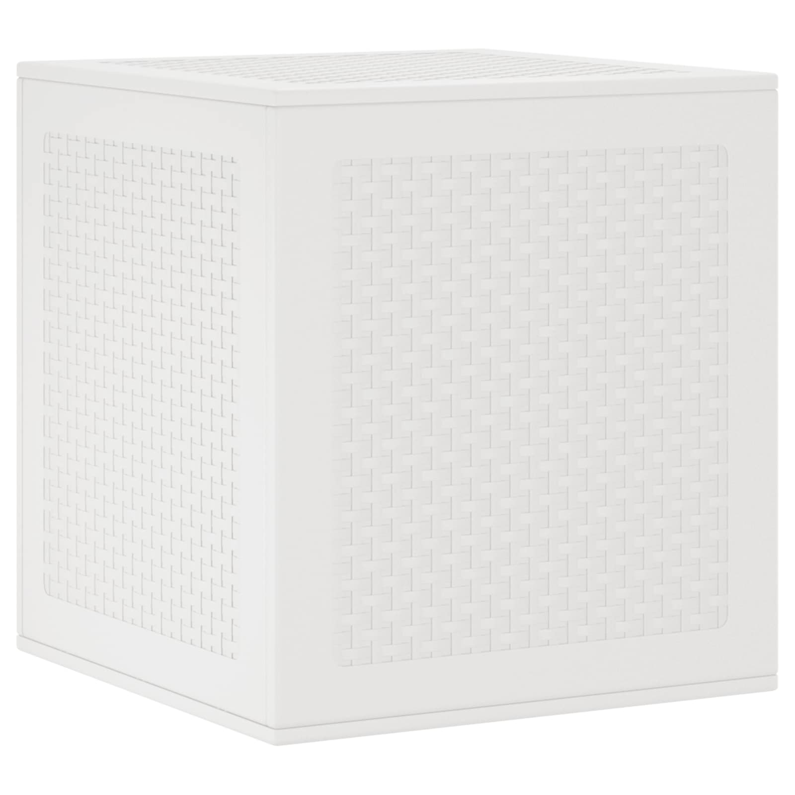 vidaXL Storage Box with Storage White 55 x 53 x 57 cm Polypropylene 6