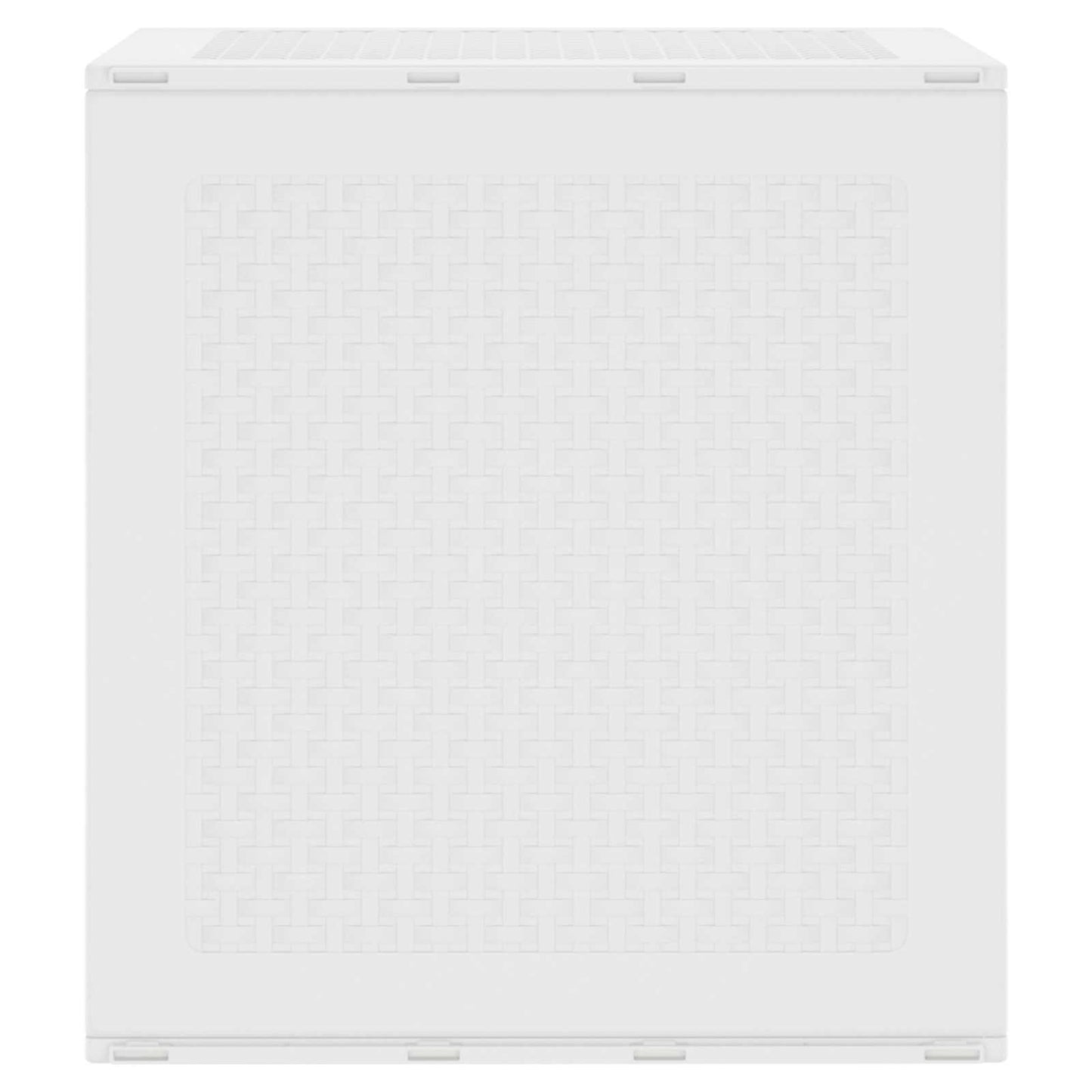 vidaXL Storage Box with Storage White 55 x 53 x 57 cm Polypropylene 4