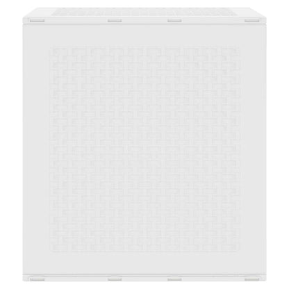 vidaXL Storage Box with Storage White 55 x 53 x 57 cm Polypropylene 4