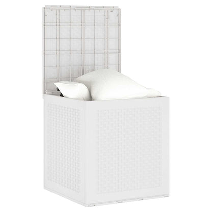 vidaXL Storage Box with Storage White 55 x 53 x 57 cm Polypropylene 2