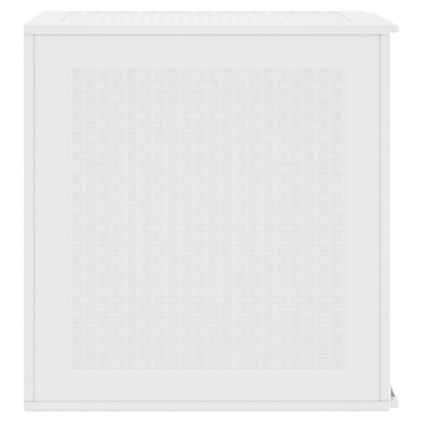 vidaXL Storage Box with Storage White 55 x 53 x 57 cm Polypropylene 5