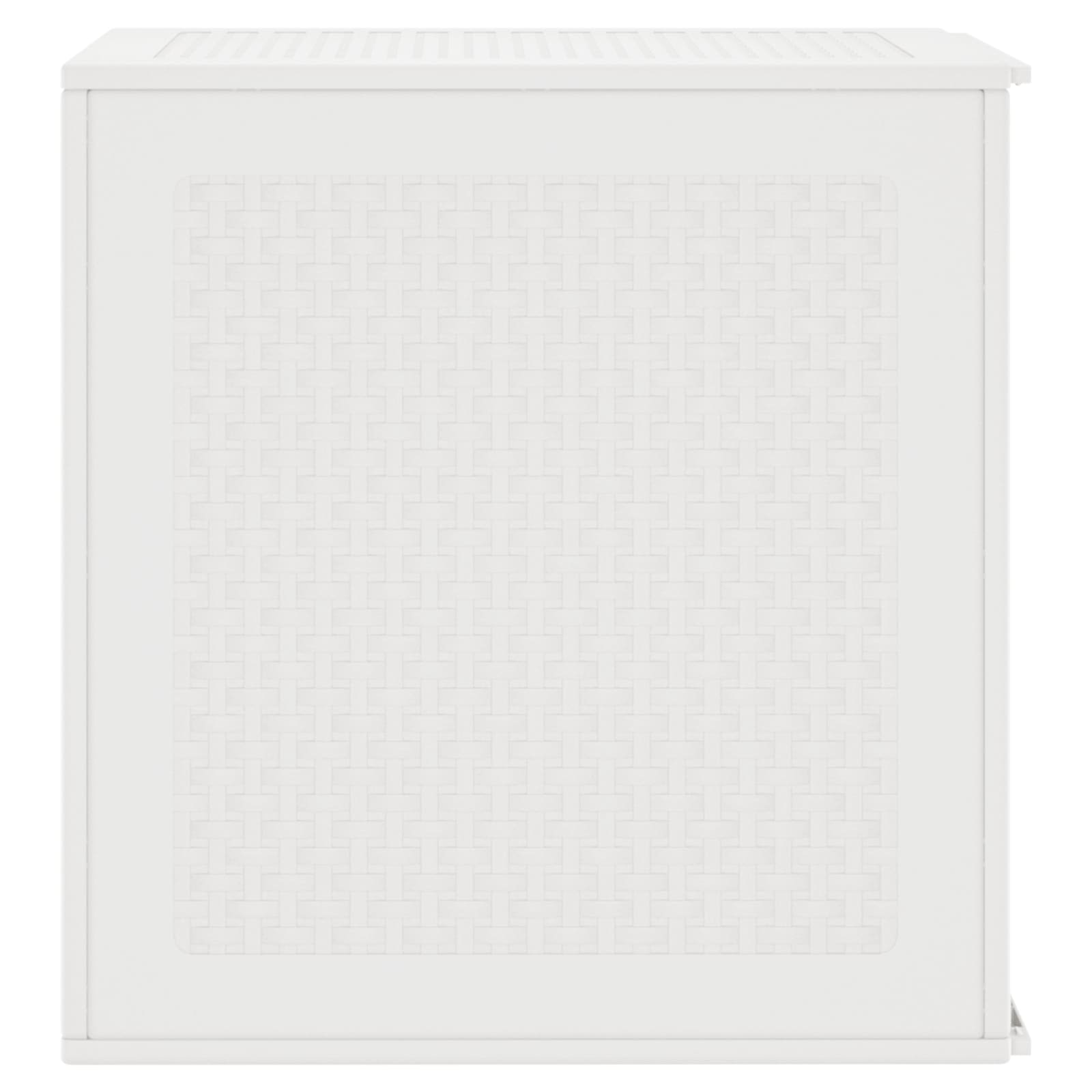 vidaXL Storage Box with Storage White 55 x 53 x 57 cm Polypropylene 5